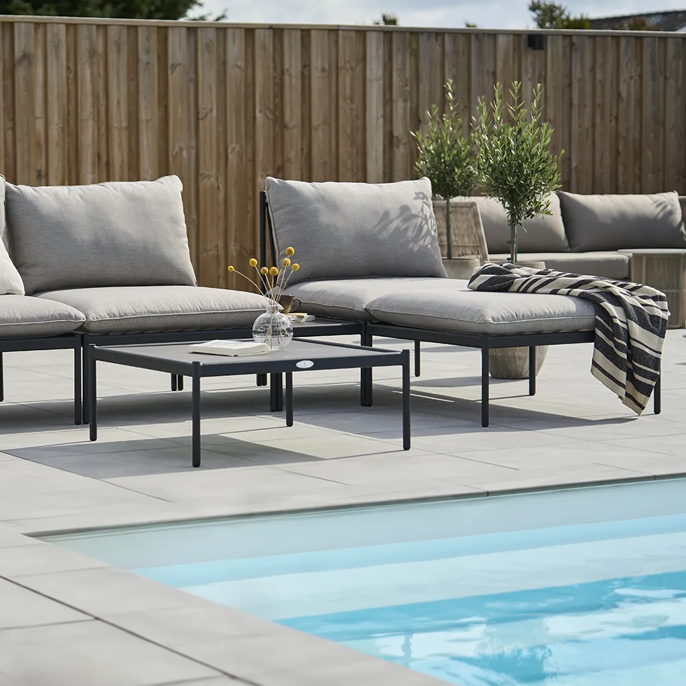 Bolmsö Couchtisch 80x80 cm Schwarz 