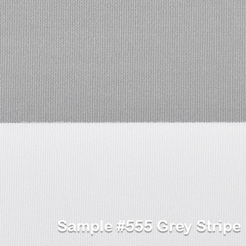 Fortano 300x300 cm sonnenschirm alu Cat.5 555 Grey Stripe