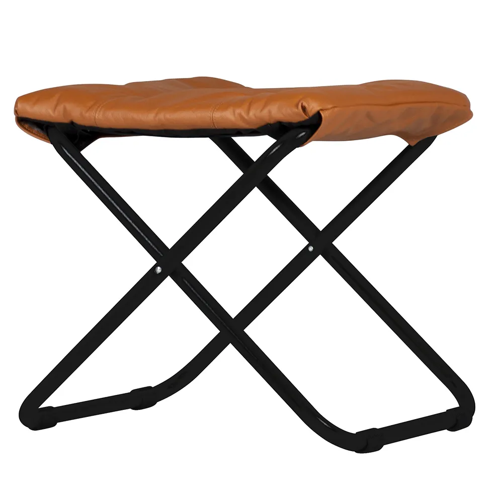 Chico Fußhocker cognac Leder