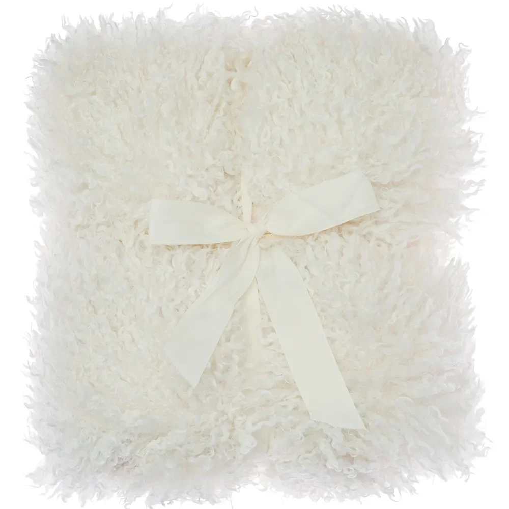 Wooly Decke Ivory