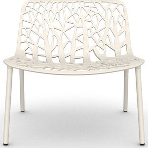 Forest Lounge Sessel Cremeweiß