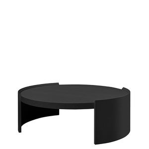 OAKLAND Couchtisch Ø100 Schwarz