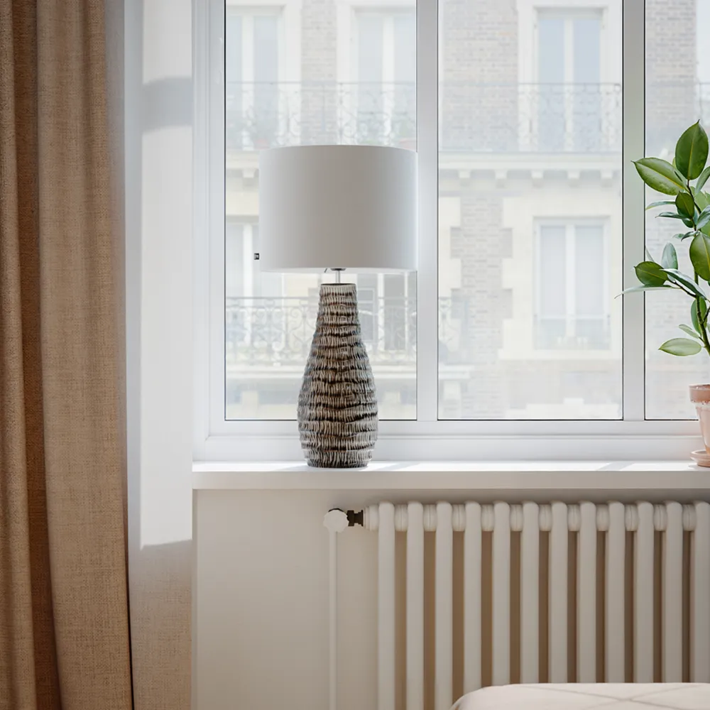 Bartha Tischleuchte braun/beige