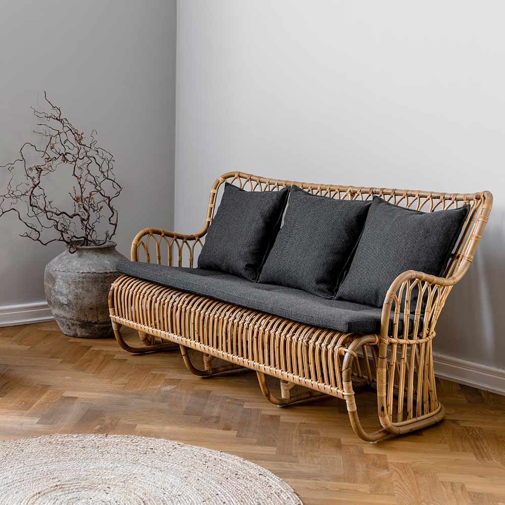 Tulip 3-Sitzer Sofa Rattan 