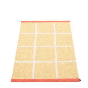 Gewebter Teppich Criss Pop Pale Yellow