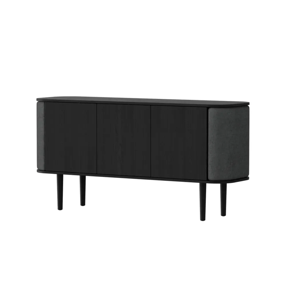 Treasures 3-türiger Schrank Schwarze Eiche/Shadow