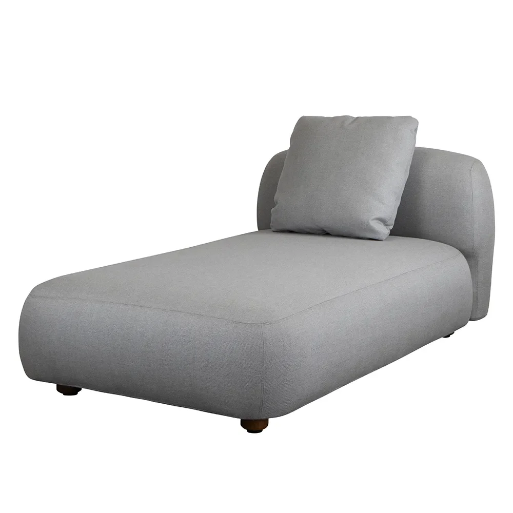 Capture chaise longue Hellgrau