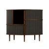Audacious Highboard Schrank Dunkle Eiche/Shadow