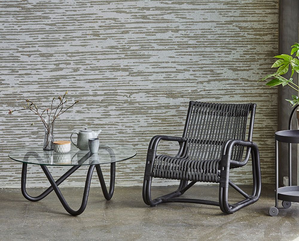 Curve Lounge Sessel Schwarz