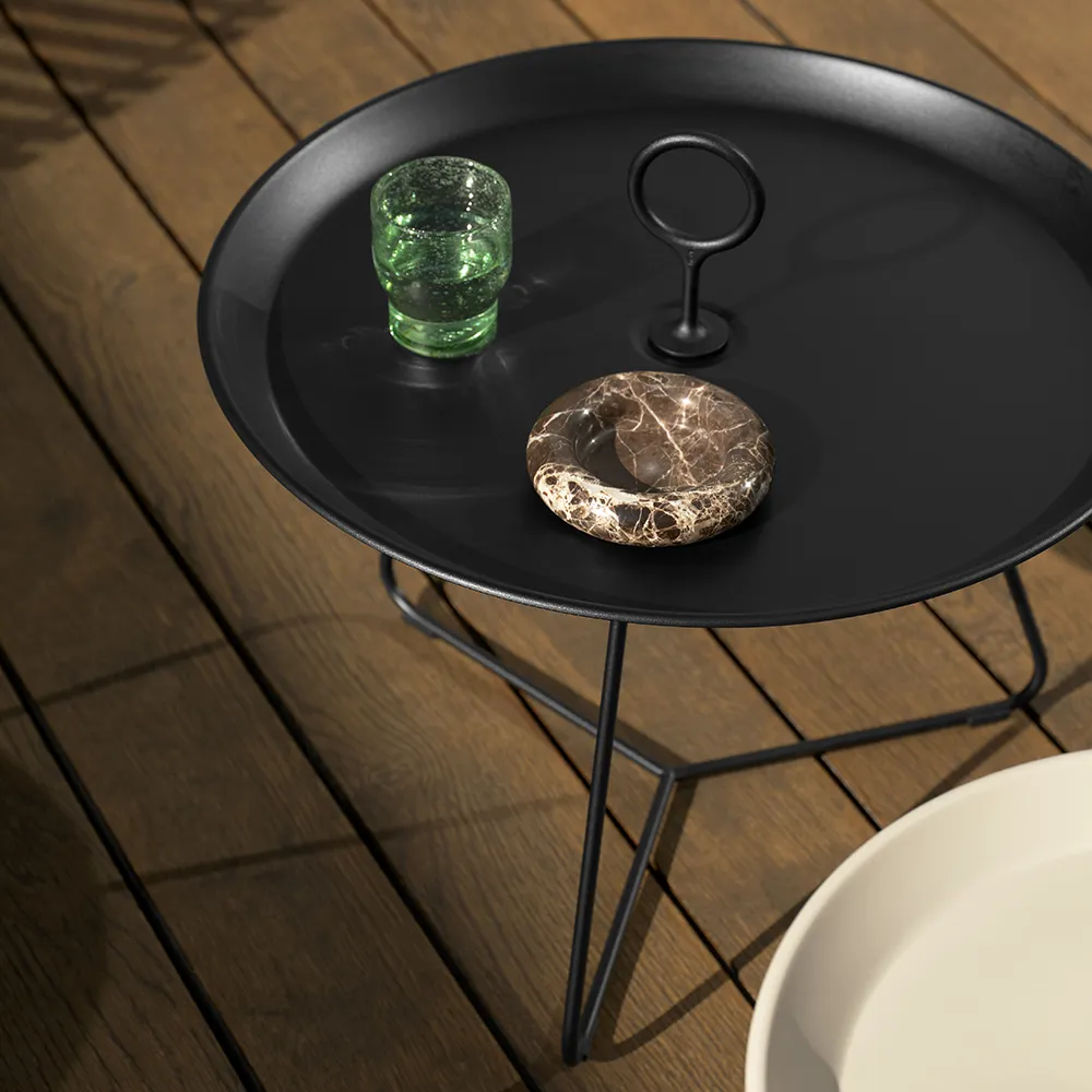 Eyelet beistelltisch 45 cm Schwarz