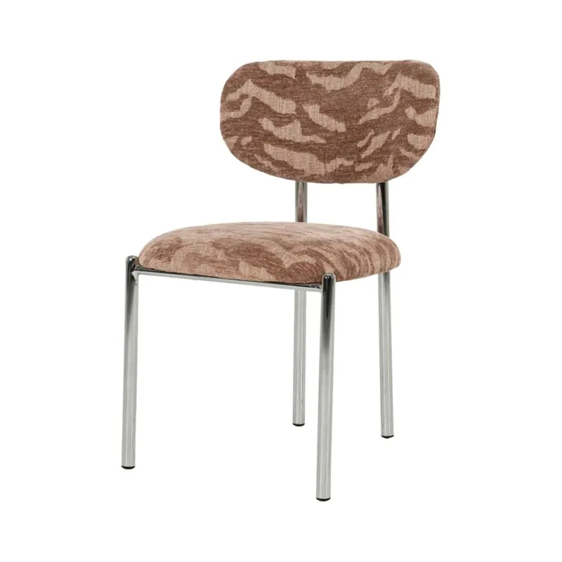 Saint Germain 51x57x81,5 cm Metall, Schaumstoff & Stoff Rosa