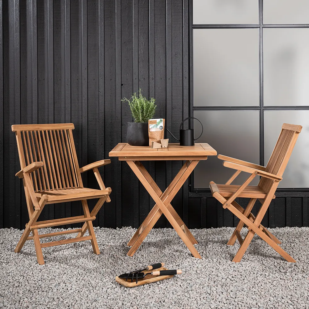 Kenia Couchtisch 70x70 cm Teak