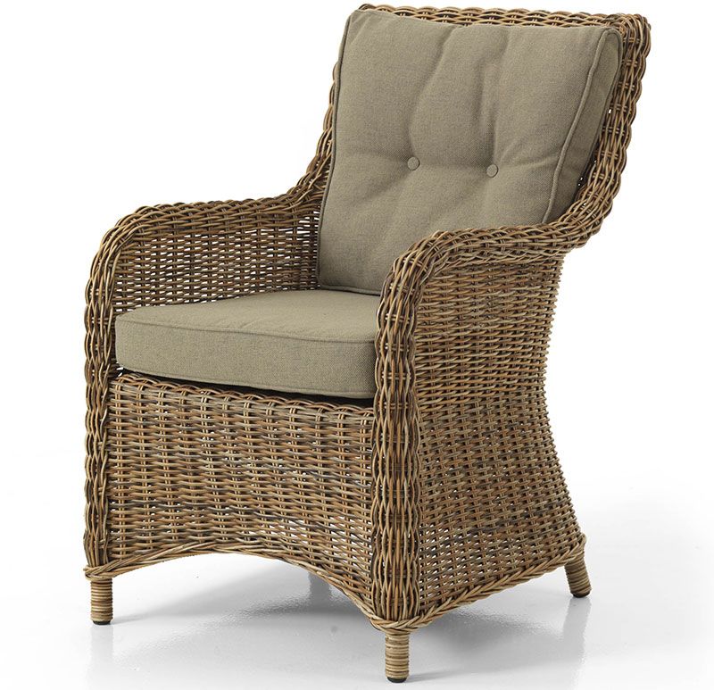 Modesto Sessel Braun Künstliches Rattan 