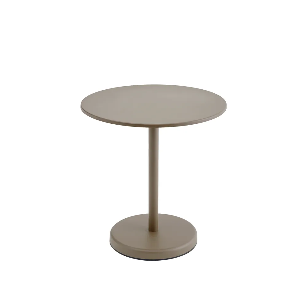 Muuto, Linear Steel Bistrotisch Ø70 Taupe
