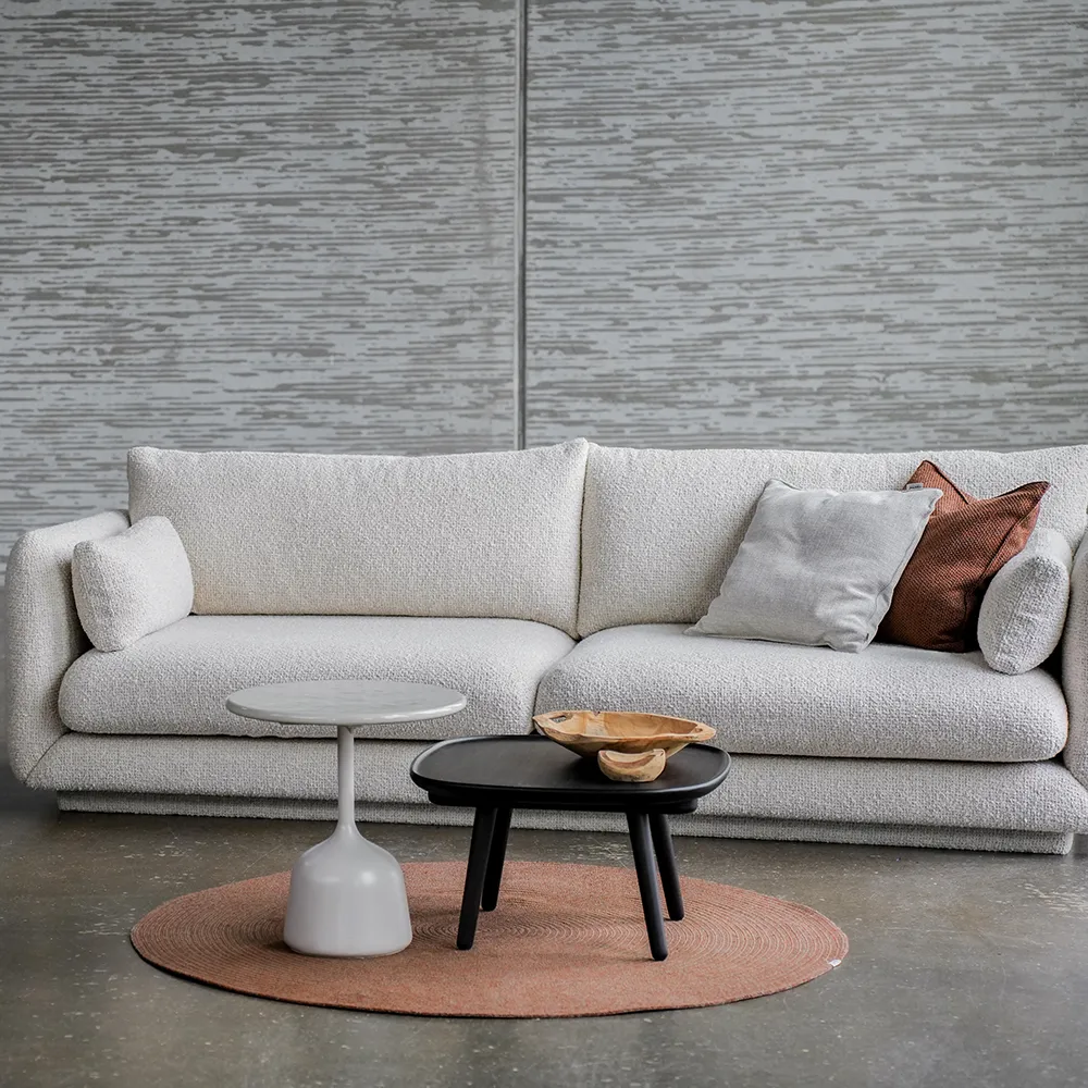 Bloom 2-Sitzer Sofa mit Sockel Sand
