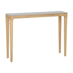 Heart'n'Soul Relieftisch 110x30x82 Eiche/Grau