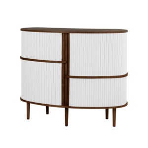 Audacious Highboard Schrank Dunkle Eiche/Sterling