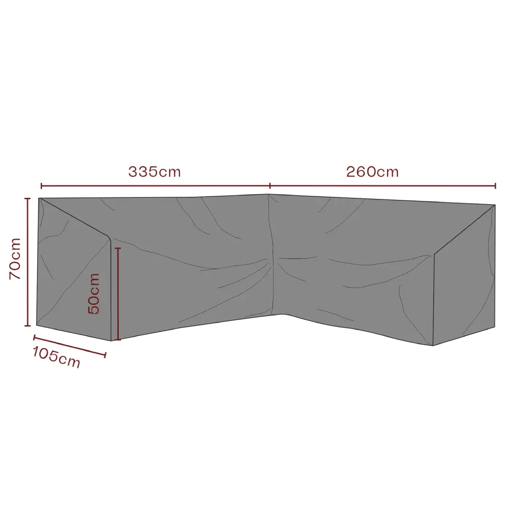 Möbelbezug Ecksofa 260/335x70 cm Premium