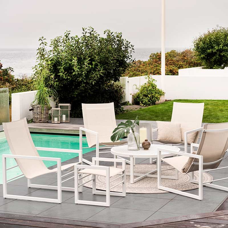 Vevi Couchtisch 100 cm weiß