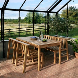 Plank Esstisch 160x90 cm Teak