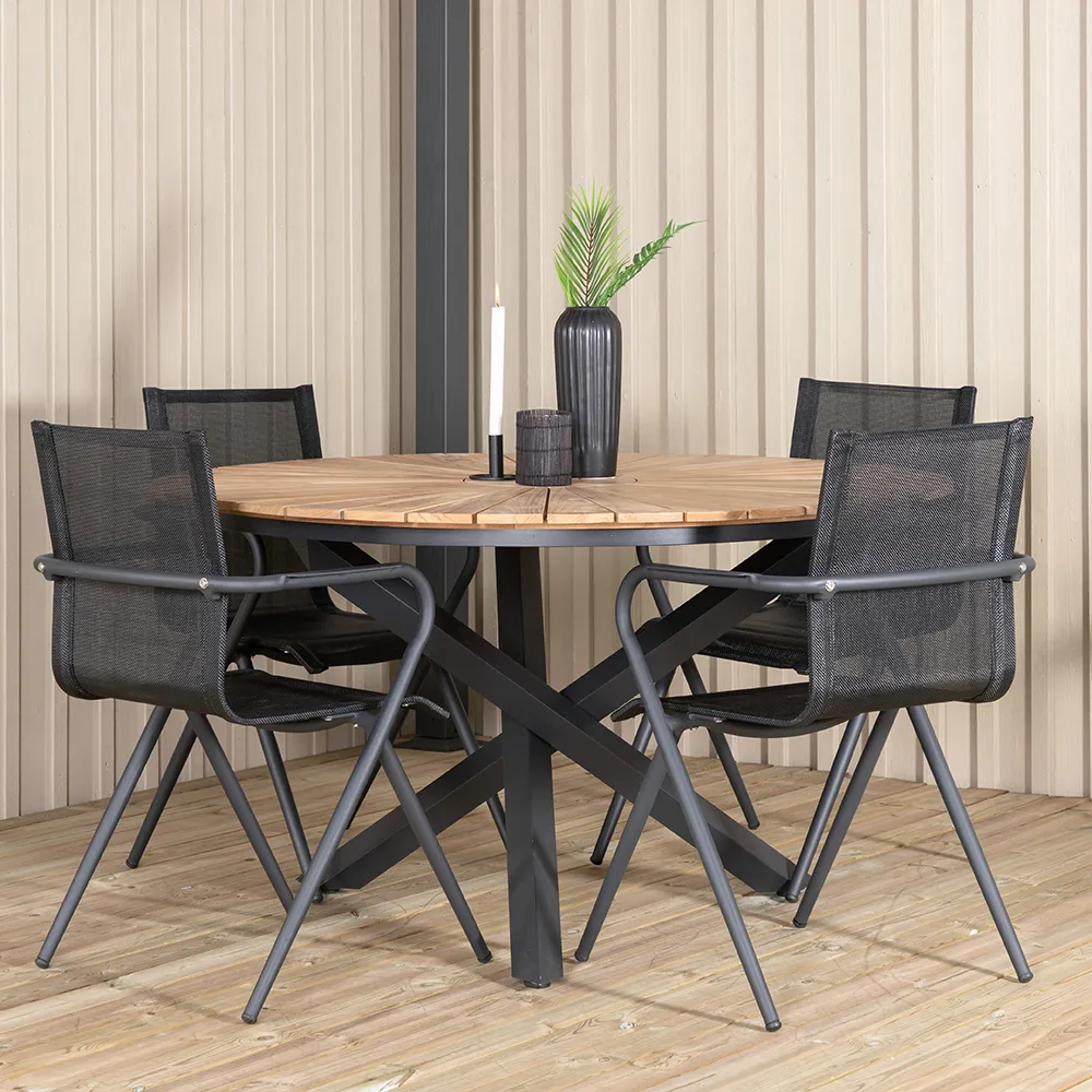 Alina Dining Chair Schwarz 2er-Pack