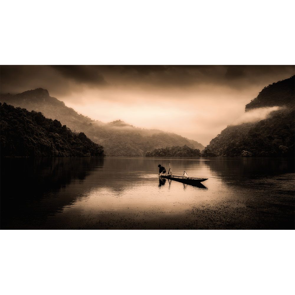 Wanddekoration Fischer 150 X 100 cm