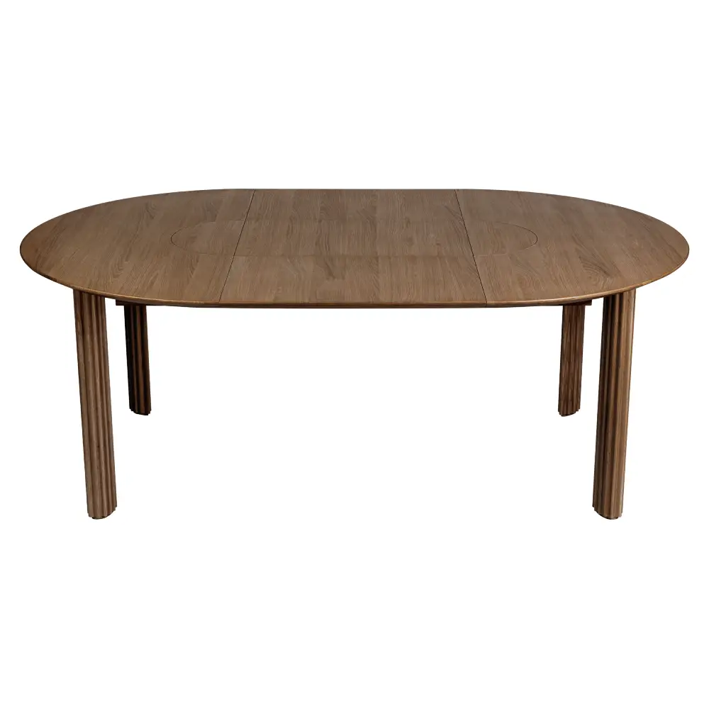 Comfort Circle Esstisch mit Verlängerung 132-202x132 Dark Oak