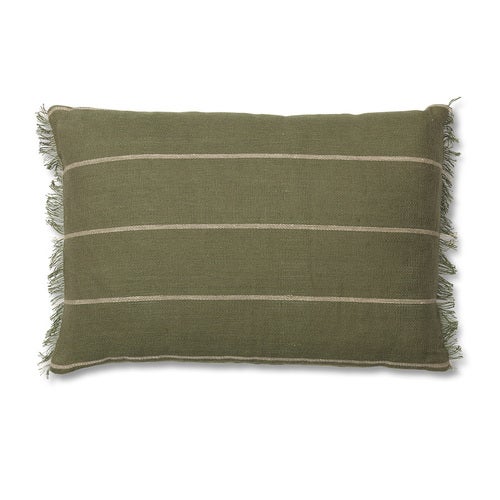 Calm Kissenbezug 60x40 - Olive/Off-white