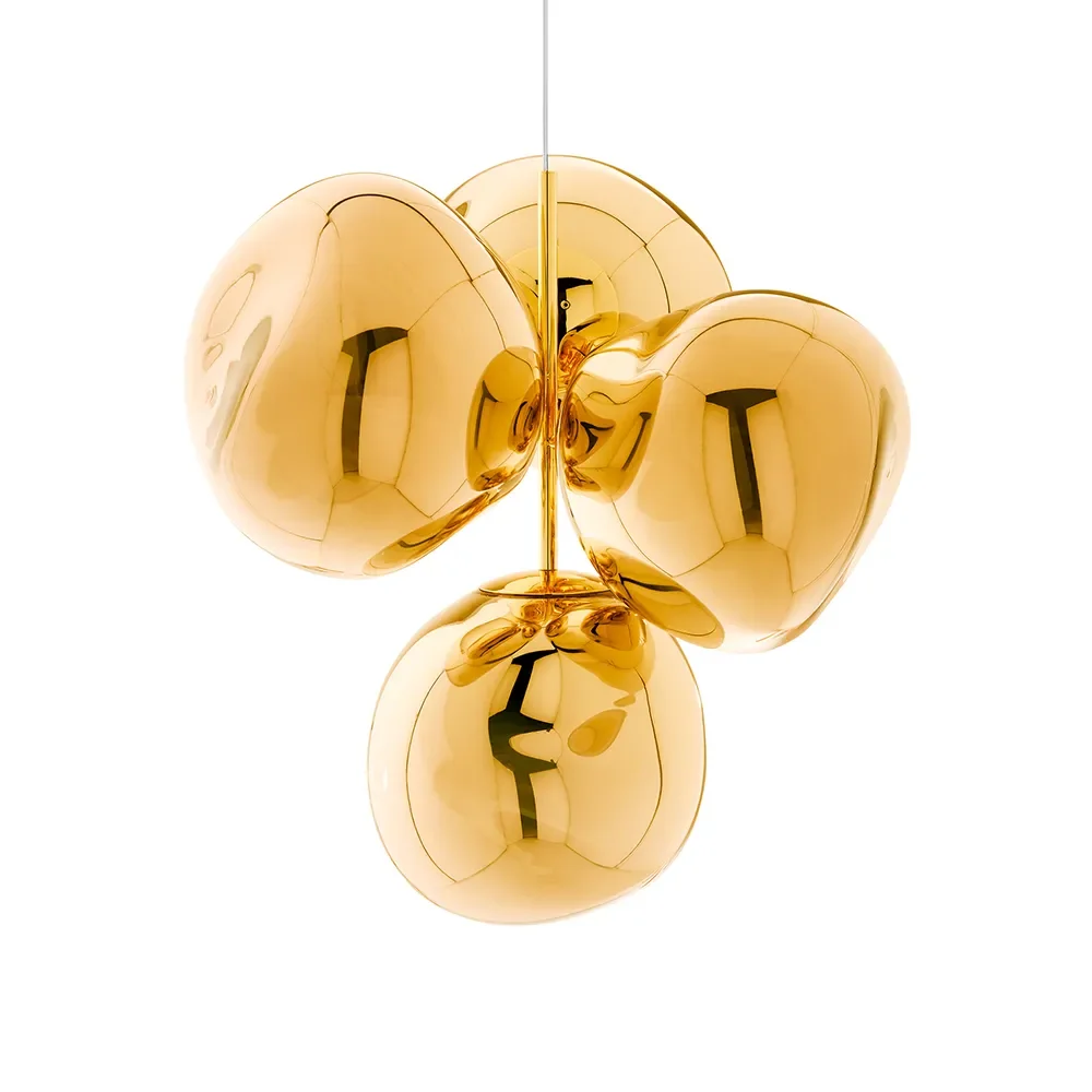 Melt Chandelier Small Gold LED