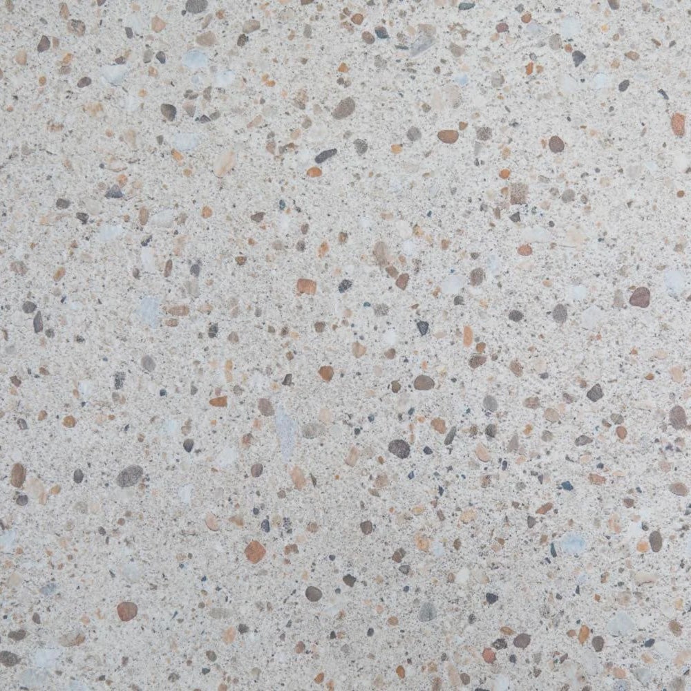 Bistrotischplatte 70x125 cm Beige Terrazzo