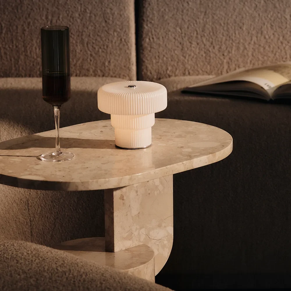 Champagnerglas 2er Pack Ripple Smoked Grey