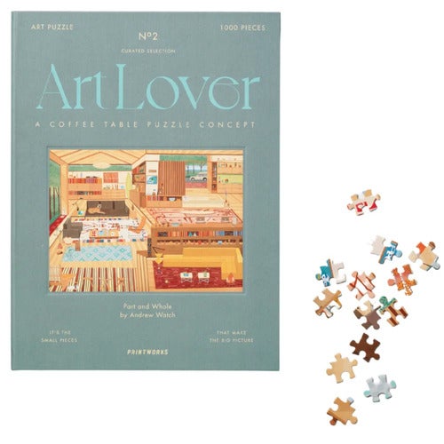 Art Lover Buchpuzzle – Teil und Ganzes, 1000 Teile