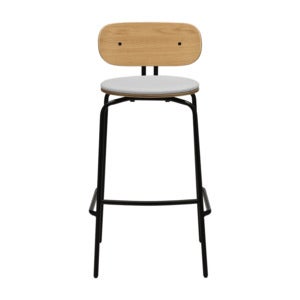 Curious Barhocker Eiche/Schwarz Sterling