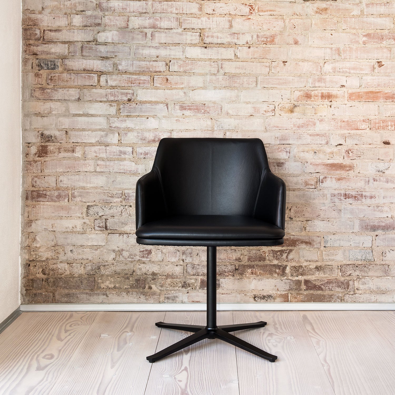 Sm55 Drehstuhl mit Leder