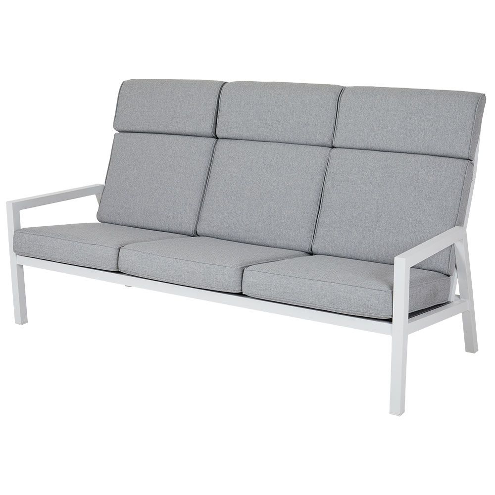 Belfort 3-Sitzer Sofa hoch weiß