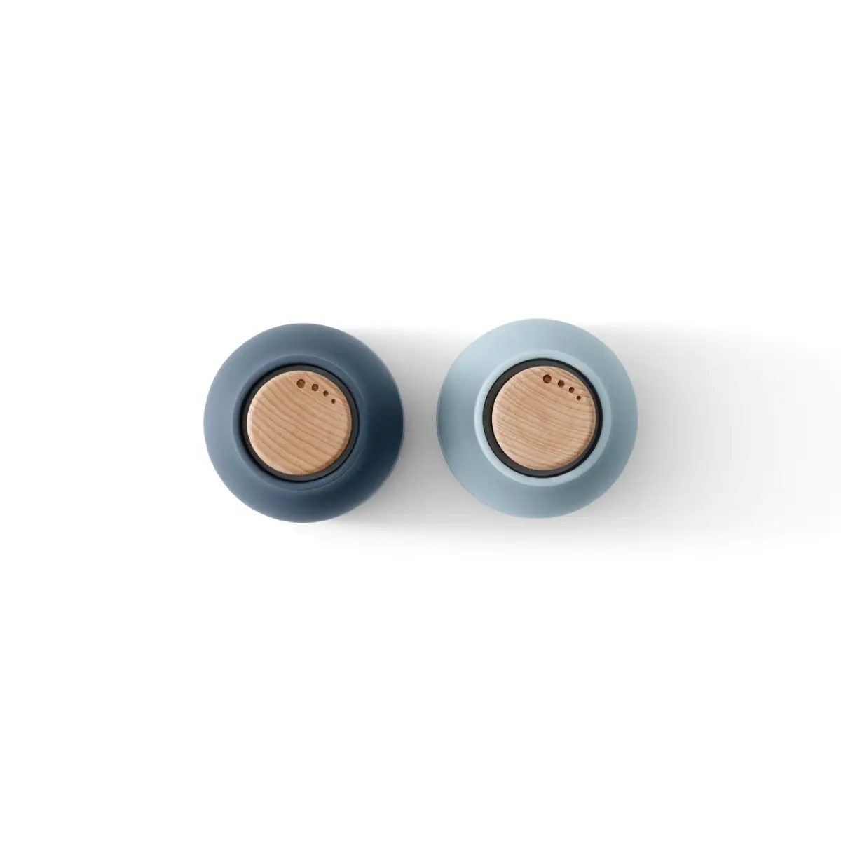 Bottle Grinder 2er-Pack Klein - Blau / Buche