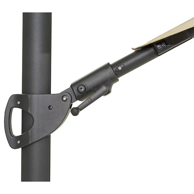 Cliento sonnenschirm 350 cm Light Grey / Khaki