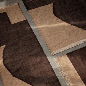  Forene Teppich 80x140 cm - Hellbraun/Schokolade