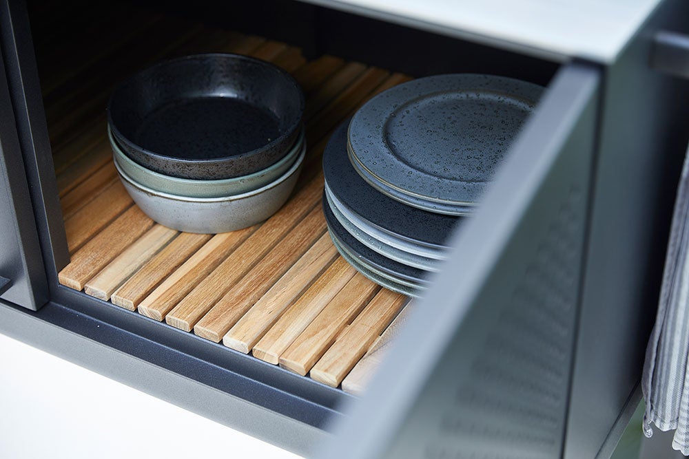 Drop Outdoor Küche Lava Grau Inkl.