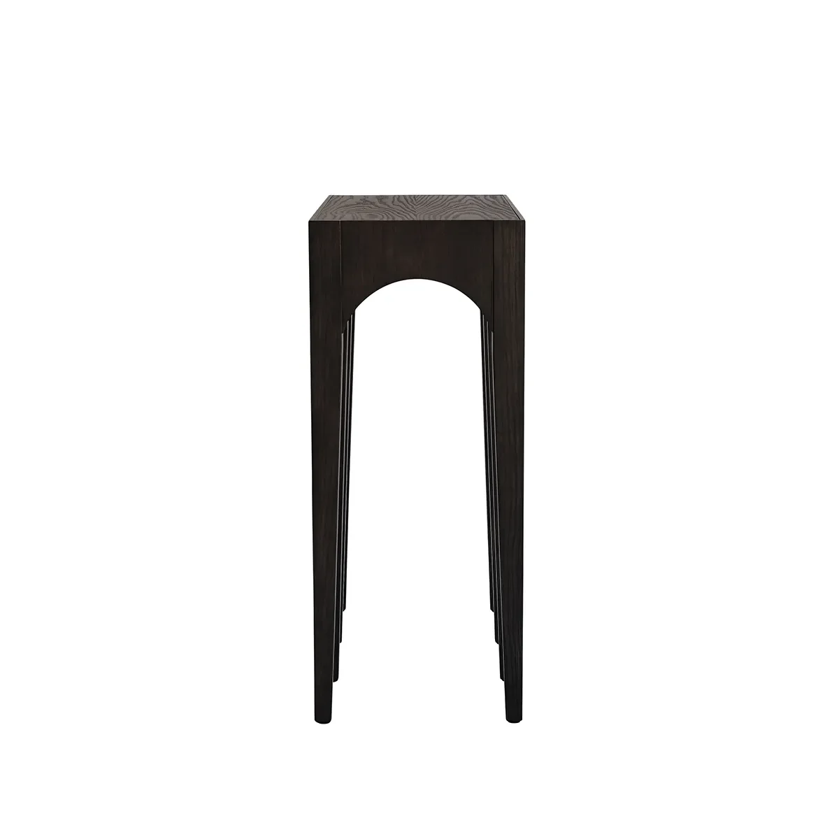 Bow Konsolentisch klein - Coffee Black Oak
