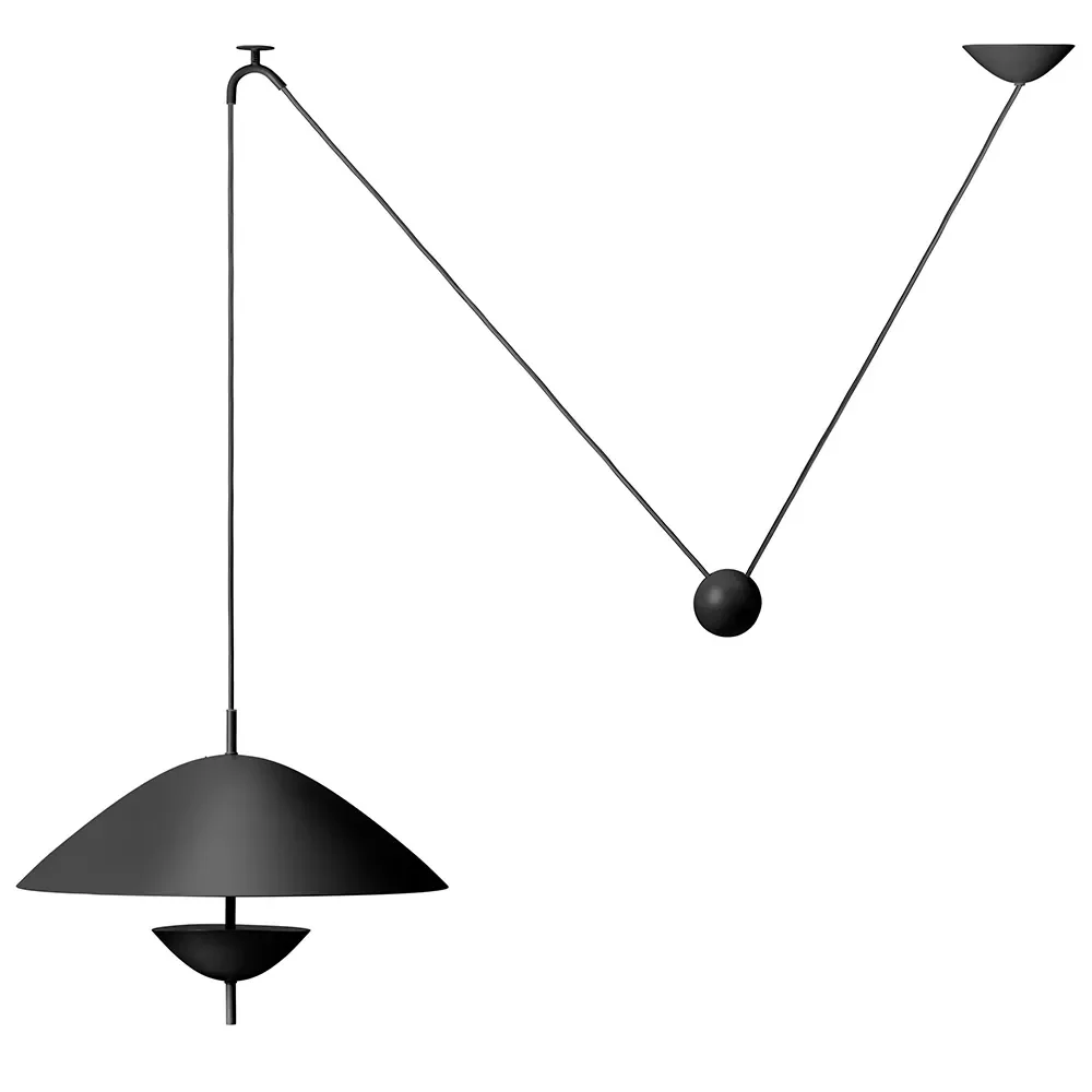 Ferm Living, Lod Pendelleuchte Blackened Iron