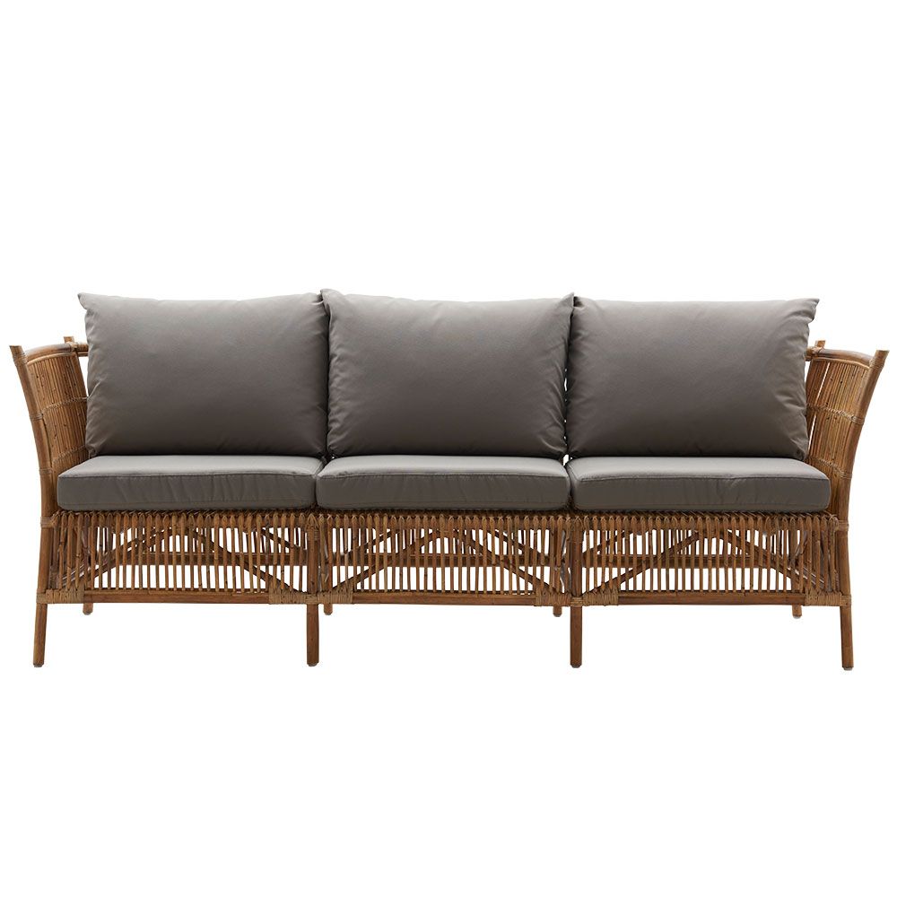 3-Sitzer Sofa Donatello Rattan Antique