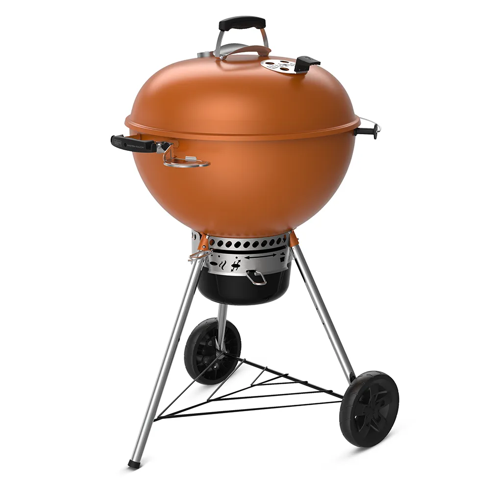 Master-Touch GBS C-5755 Holzkohlegrill in gebranntem Orange, 57 cm