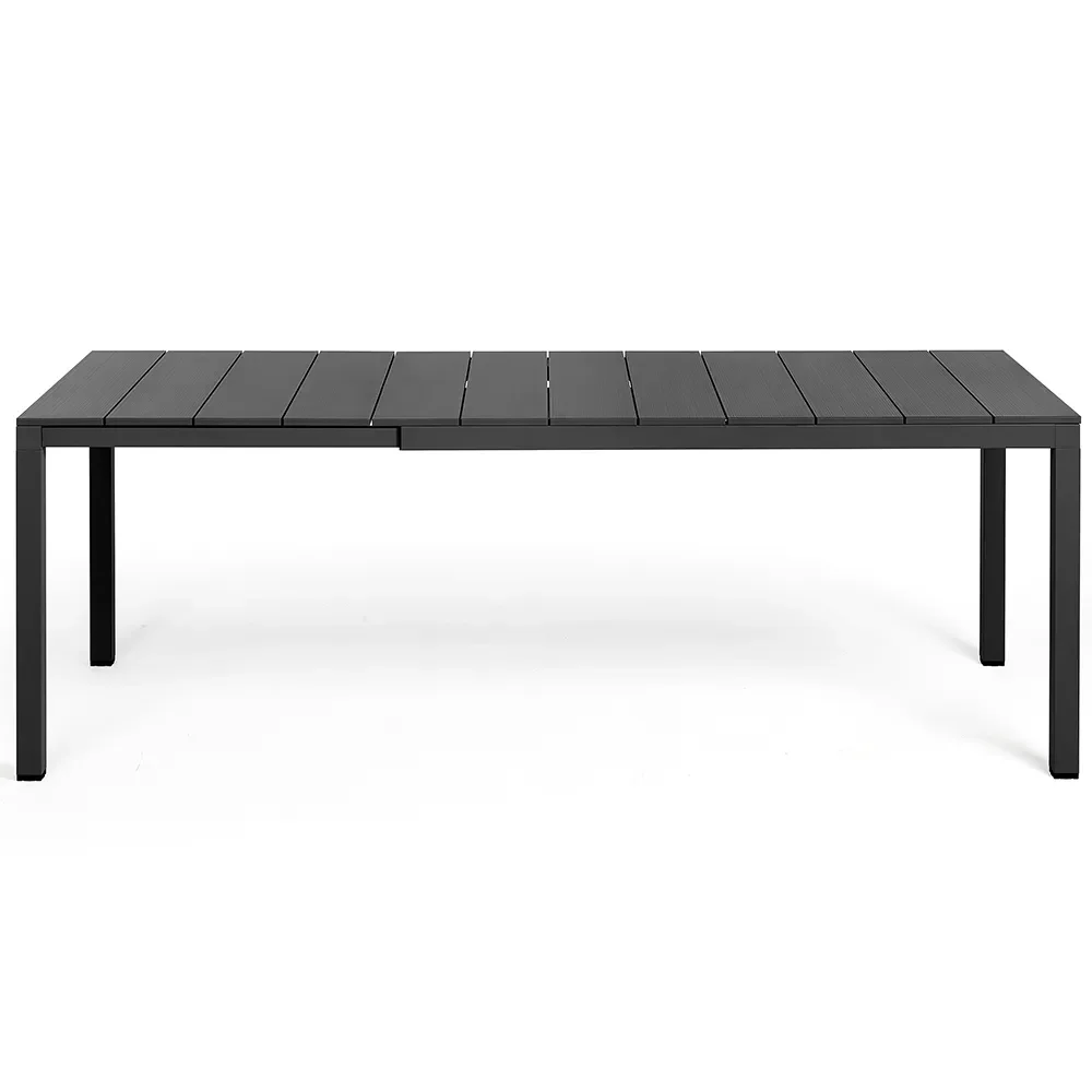 Rio Alu Esstisch 140//210x85 cm Anthracite
