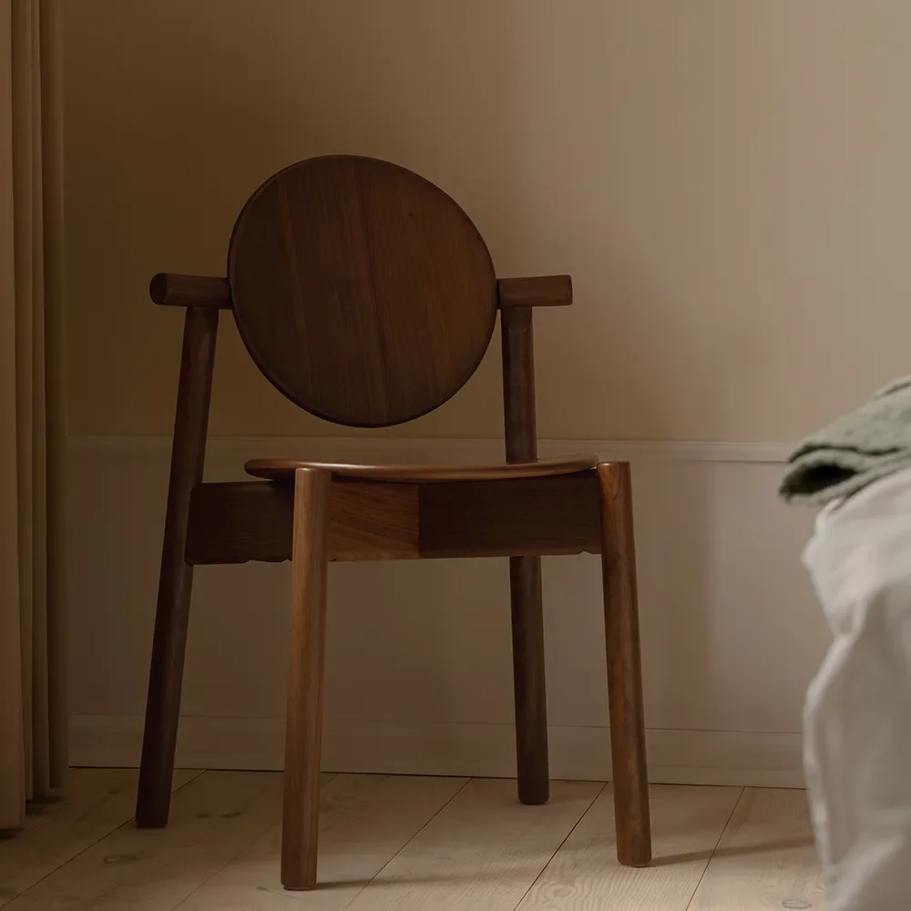 Esszimmerstuhl in Walnuss Heiko