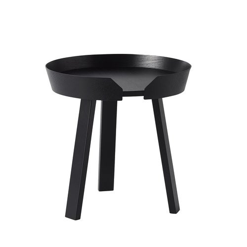 Around Couchtisch Ø45 cm- Black 