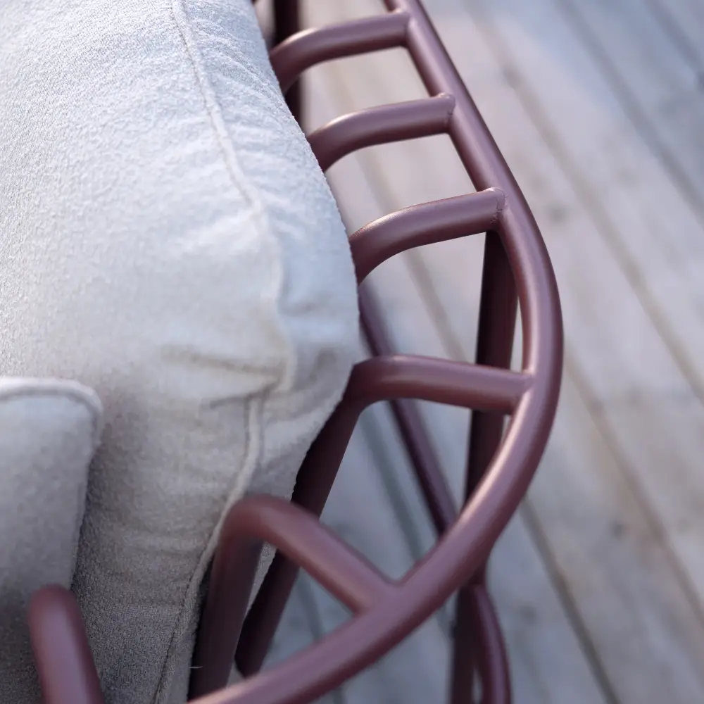 Collier mittlerer teil  Zin red / Teddy beige