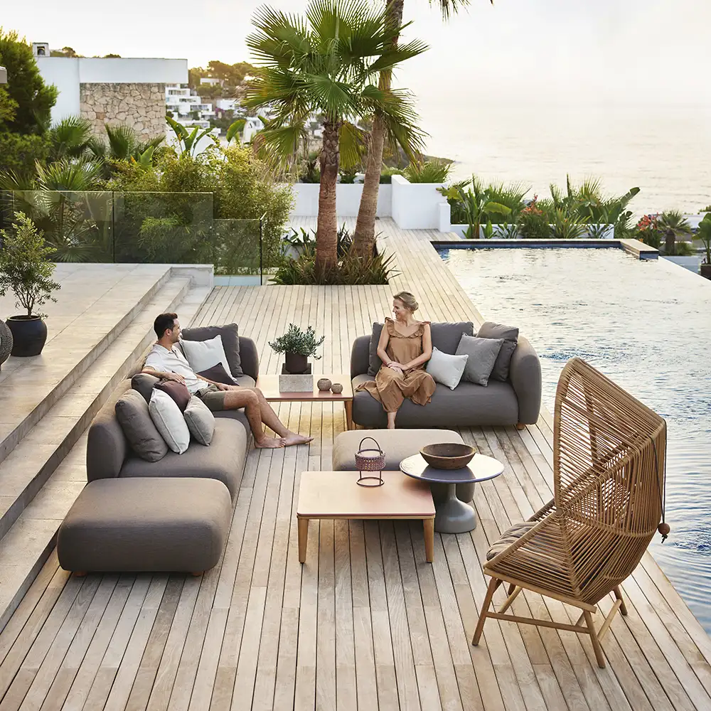 Hive Hängesessel Fuß Teak