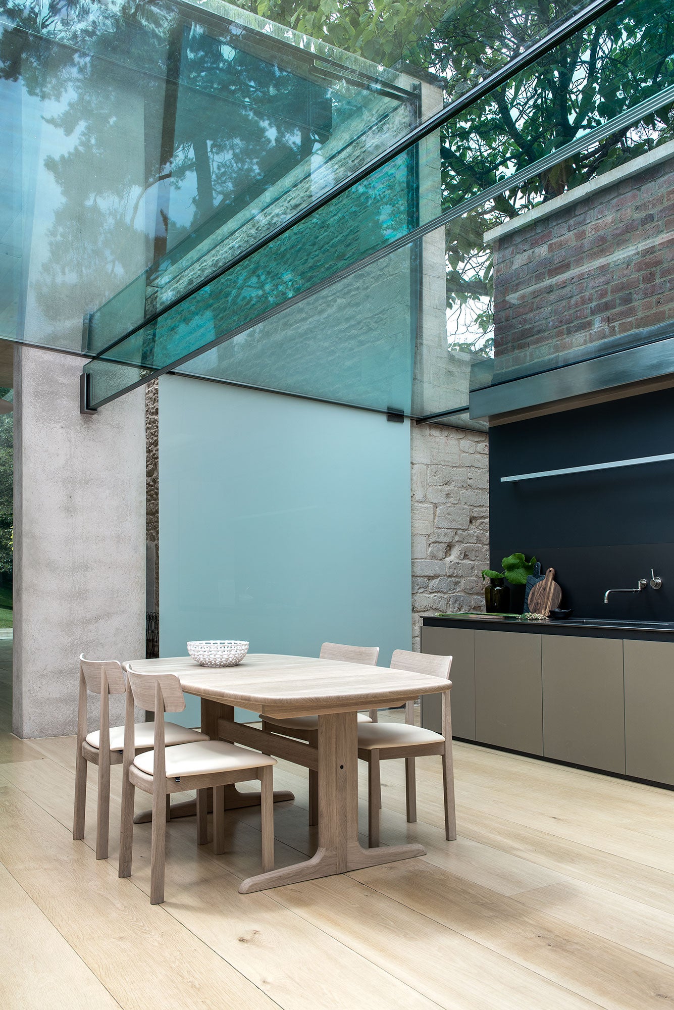 Sm74 Tisch Eiche Massiv Seife 165-265X100X73Cm 