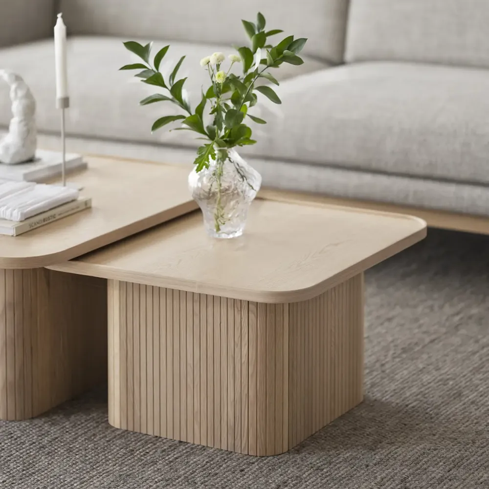 Sullivan Couchtisch 60x60 cm weiß pigmentiert